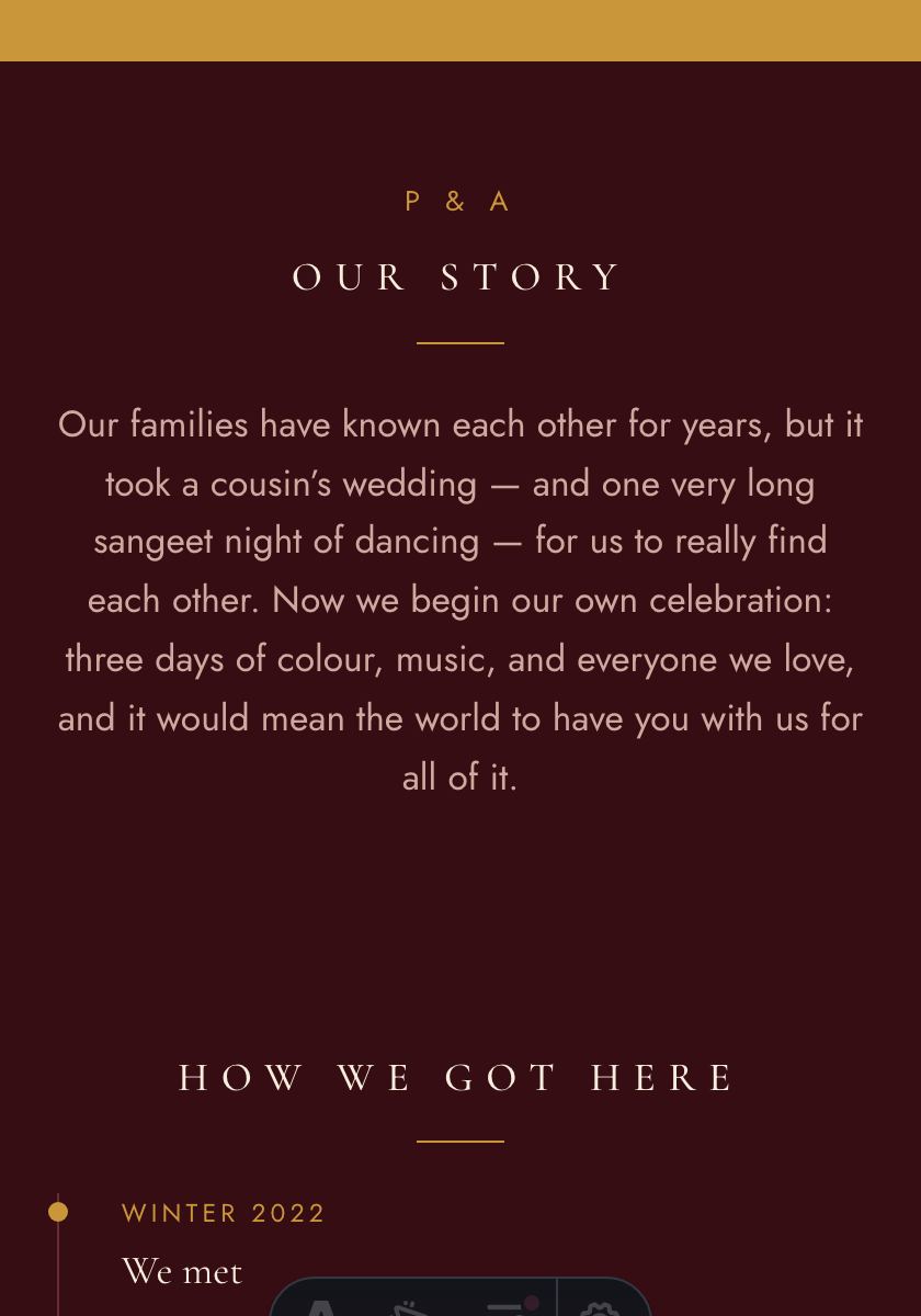 Royal Maharani wedding invitation design preview